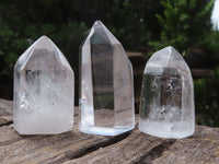 Polished Mini Optic Quartz Crystal Points x 35 From Madagascar - Toprock Gemstones and Minerals 