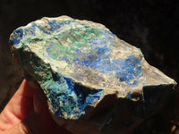 Natural Azurite & Malachite On Dolomite Specimens  x 6 From Kaokoveld, Namibia - Toprock Gemstones and Minerals 