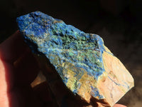 Natural Azurite & Malachite On Dolomite Specimens  x 6 From Kaokoveld, Namibia - Toprock Gemstones and Minerals 