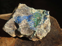 Natural Azurite & Malachite On Dolomite Specimens  x 6 From Kaokoveld, Namibia - Toprock Gemstones and Minerals 