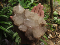 Natural Groovy Pair Of Quartz Clusters  x 2 From Southern Africa - TopRock