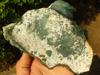 Natural Rough Emerald Mtorolite Cutting Material  x 2 From Zimbabwe - Toprock Gemstones and Minerals 