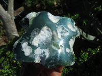 Polished One Side Mtorolite Emerald Chrysoprase Plate Specimens x 6 From Zimbabwe - TopRock