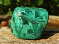 Polished Small Malachite Tumble Stones  x 35 From Congo - Toprock Gemstones and Minerals 