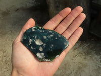 Polished  Emerald Mtorolite / Emerald Chrysoprase Plates  x 12 From Zimbabwe