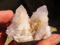 Natural Pale Lilac Spirit Quartz Clusters x 12 From Boekenhouthoek, South Africa