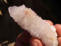 Natural Pale Lilac Spirit Quartz Clusters x 12 From Boekenhouthoek, South Africa