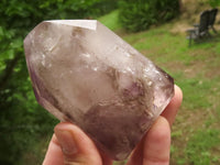 Polished Smokey Window Quartz Crystals  x 6 From Akansobe, Madagascar - TopRock