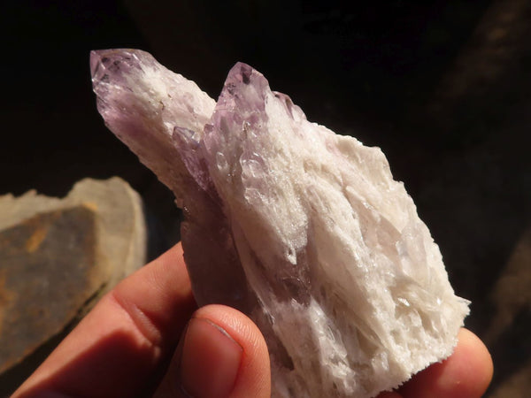 Natural Sugar Amethyst Clusters  x 12 From Solwezi, Zambia - Toprock Gemstones and Minerals 