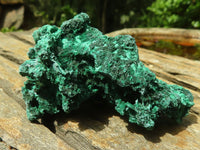 Natural Chatoyant Silky Malachite Specimens  x 6 From Kasompe, Congo - Toprock Gemstones and Minerals 