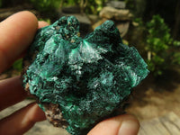 Natural Chatoyant Silky Malachite Specimens  x 6 From Kasompe, Congo - Toprock Gemstones and Minerals 