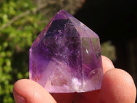 Polished Small Window Amethyst Points x 20 From Ankazobe, Madagascar