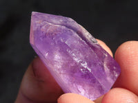 Polished Small Window Amethyst Points x 20 From Ankazobe, Madagascar