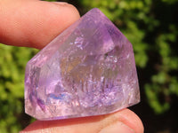 Polished Small Window Amethyst Points x 20 From Ankazobe, Madagascar