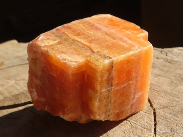 Natural New Sunset Orange Calcite Specimens  x 12 From Spitzkop, Namibia - Toprock Gemstones and Minerals 