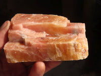 Natural New Sunset Orange Calcite Specimens  x 12 From Spitzkop, Namibia - Toprock Gemstones and Minerals 