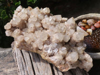 Natural Giant White Phantom Smokey Quartz Cluster  x 1 From Luena, Congo - TopRock