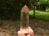 Polished Bright Optic & Smokey Quartz Points  x 12 From Madagascar - TopRock