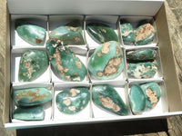 Polished Emerald Mtorolite / Chrome Chrysoprase Plates  x 17 From Zimbabwe - TopRock