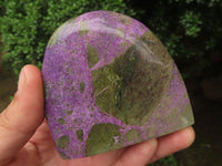 Polished Purple Stichtite & Serpentine Standing Free Forms  x 6 From Barberton, South Africa - TopRock