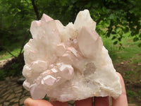 Natural Candle Quartz Clusters  x 3 From Madagascar - TopRock