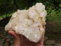 Natural Candle Quartz Clusters  x 3 From Madagascar - TopRock