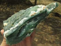 Natural Green Chrome Chalcedony Crystalline Plate Specimens  x 2 From Mutorashanga, Zimbabwe - TopRock