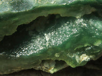 Natural Green Chrome Chalcedony Crystalline Plate Specimens  x 2 From Mutorashanga, Zimbabwe - TopRock