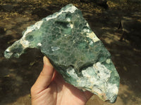 Natural Green Chrome Chalcedony Crystalline Plate Specimens  x 2 From Mutorashanga, Zimbabwe - TopRock