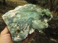 Natural Green Chrome Chalcedony Crystalline Plate Specimens  x 2 From Mutorashanga, Zimbabwe - TopRock