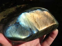 Polished Flashy Labradorite Standing Free Forms  x 2 From Tulear, Madagascar - TopRock