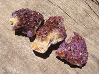 Natural Dark "Amethystos" Amethyst Clusters  x 24 From Kwaggafontein, South Africa - TopRock