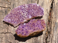 Natural Dark "Amethystos" Amethyst Clusters  x 24 From Kwaggafontein, South Africa - TopRock