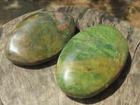 Polished Green Verdite Free Forms  x 6 From Zimbabwe - TopRock