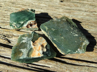 Natural Rough Mtorolite / Chrome Chalcedony Cutting Material x 23 From Mutorashanga, Zimbabwe - TopRock