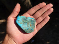 Polished Blue Shattuckite Free Forms  x 12 From Kaokoveld, Namibia - Toprock Gemstones and Minerals 