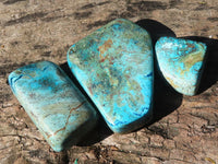 Polished Blue Shattuckite Free Forms  x 12 From Kaokoveld, Namibia - Toprock Gemstones and Minerals 