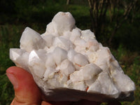 Natural Hematoid Quartz, White Quartz & Drusy Dolomite On Malachite Specimens x 3 From Southern Africa - TopRock