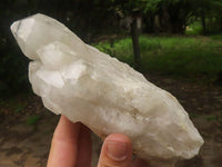 Natural White Quartz Clusters  x 3 From Madagascar - TopRock