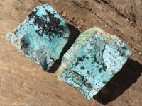 Natural Drusy Coated Chrysocolla With Malachite & Dendritic Psilomane  x 6 From Kakanda, Congo - Toprock Gemstones and Minerals 