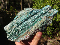 Natural Drusy Coated Chrysocolla & Malachite Dolomite Specimens x 3 From Kakanda, Congo