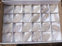 Natural Single Clear Quartz Crystals  x 24 From Zambia - Toprock Gemstones and Minerals 