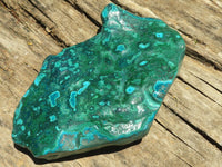 Polished Malacholla (Malachite & Chrysocolla) Display Piece  x 1 From Congo - TopRock