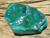 Polished Malacholla (Malachite & Chrysocolla) Display Piece  x 1 From Congo - TopRock