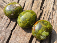 Polished Large Green Opal Palm Stones  x 6 From Madagascar - Toprock Gemstones and Minerals 