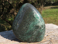 Polished Killer Green Fuchsite Quartz With Pyrite & Mica Standing Free Forms  x 2 From Madagascar - TopRock