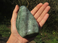 Polished Killer Green Fuchsite Quartz With Pyrite & Mica Standing Free Forms  x 2 From Madagascar - TopRock