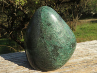 Polished Killer Green Fuchsite Quartz With Pyrite & Mica Standing Free Forms  x 2 From Madagascar - TopRock