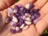 Polished Mini Craft Amethyst Tumble Stones - Sold per 500 g - From Zambia