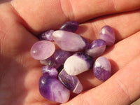 Polished Mini Craft Amethyst Tumble Stones - Sold per 500 g - From Zambia